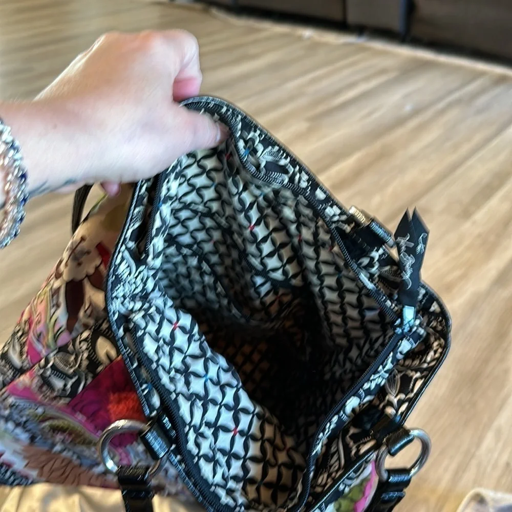 Vera Bradley Medley Tote Patchwork Limit Edition 2010 Shoulder Bag& pouch 2 pcs